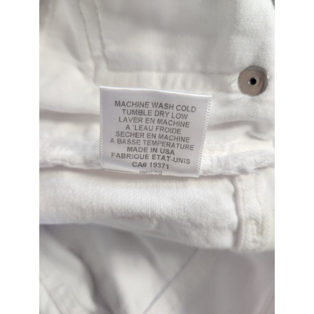 NWD RE/DONE Originals 70s Stove Pipe HR Straight Leg Jeans Size 24 White #BA405 - Picture 15 of 16